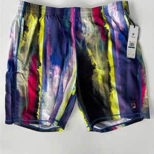 Fila Men's Multicolor Tennis/Pickleball shorts. XL. Rare.